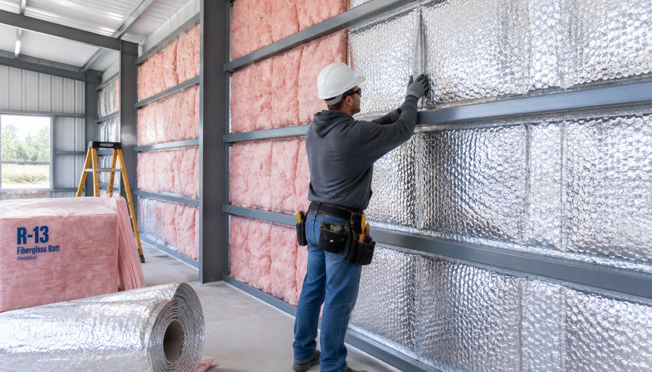 Metal Building Insulation: Types and How Installation Works