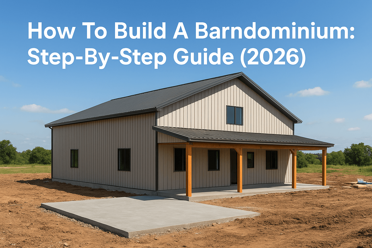 How To Build A Barndominium: Step-By-Step Guide (2026)